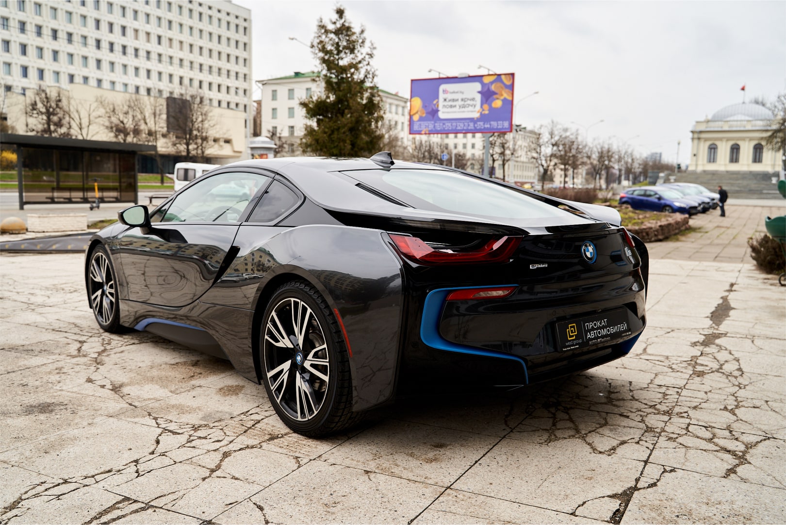 Прокат (аренда) BMW I8 I12 в Минске на час